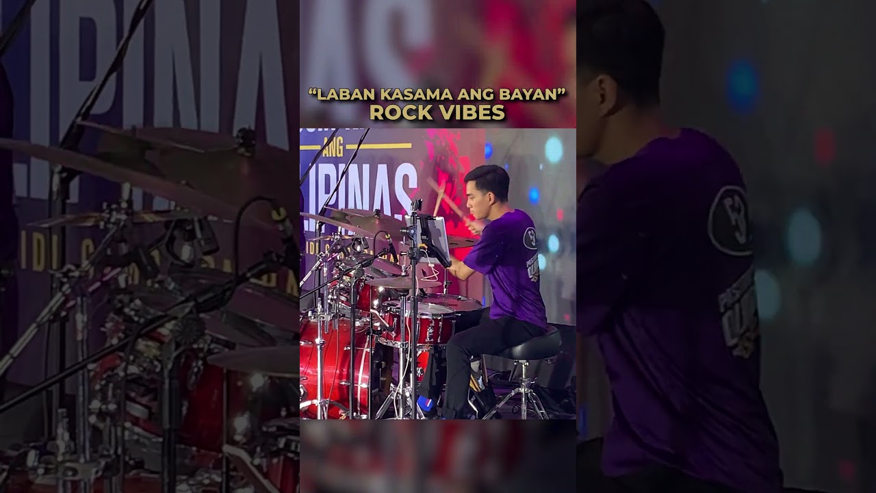 LABAN KASAMA ANG BAYAN - Drumcam #drummer #musicalinstruments