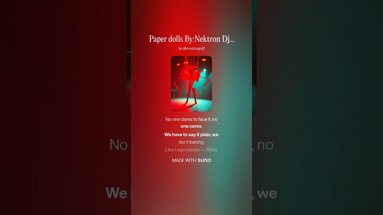 Paper dolls By Nektron Dj DigiDaV Soulful House ReDuX