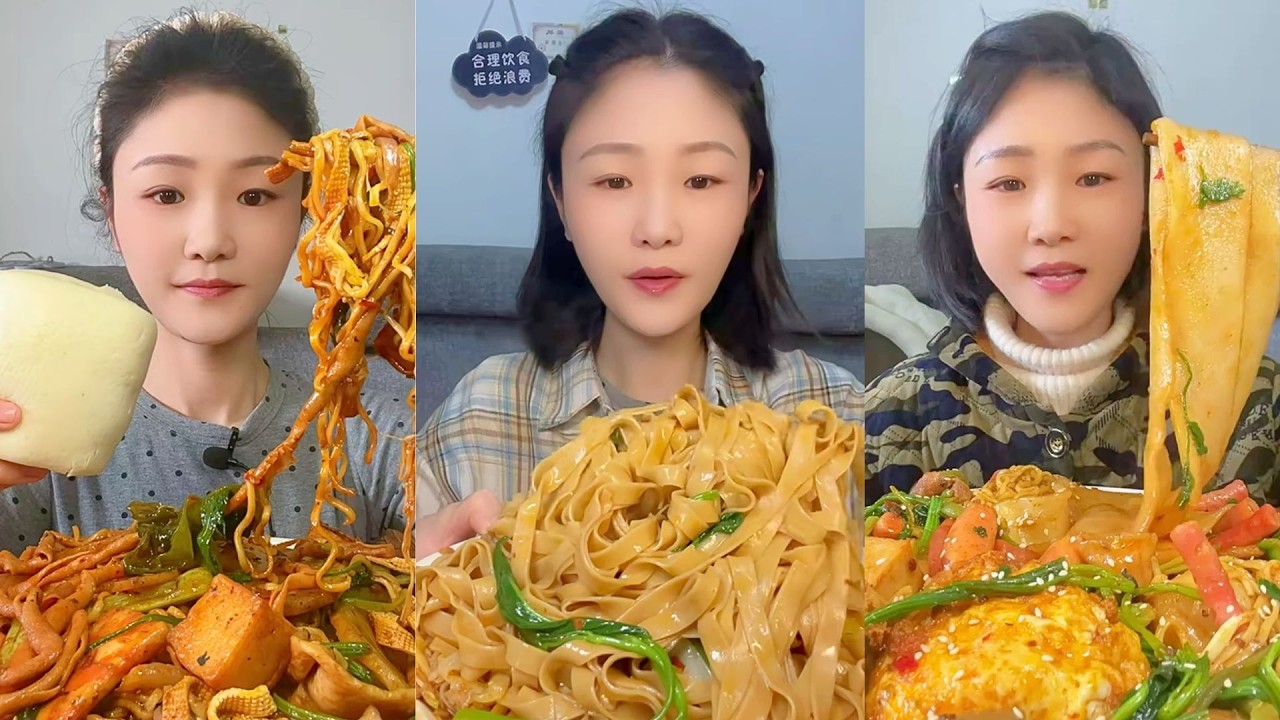 1 Hour ASMR Mukbang | Satisfying Eating Sounds for Sleep, Relaxation & Study #1166