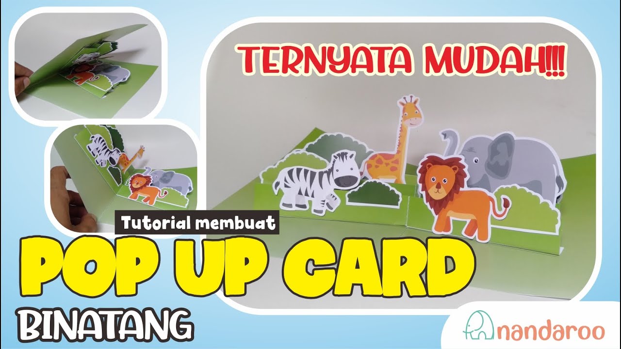 Tutorial Membuat Pop Up Card Animal