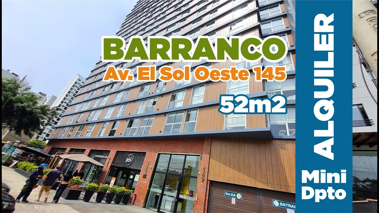 ALQUILER de Mini Dpto. en BARRANCO - Amaoblado y Equipado