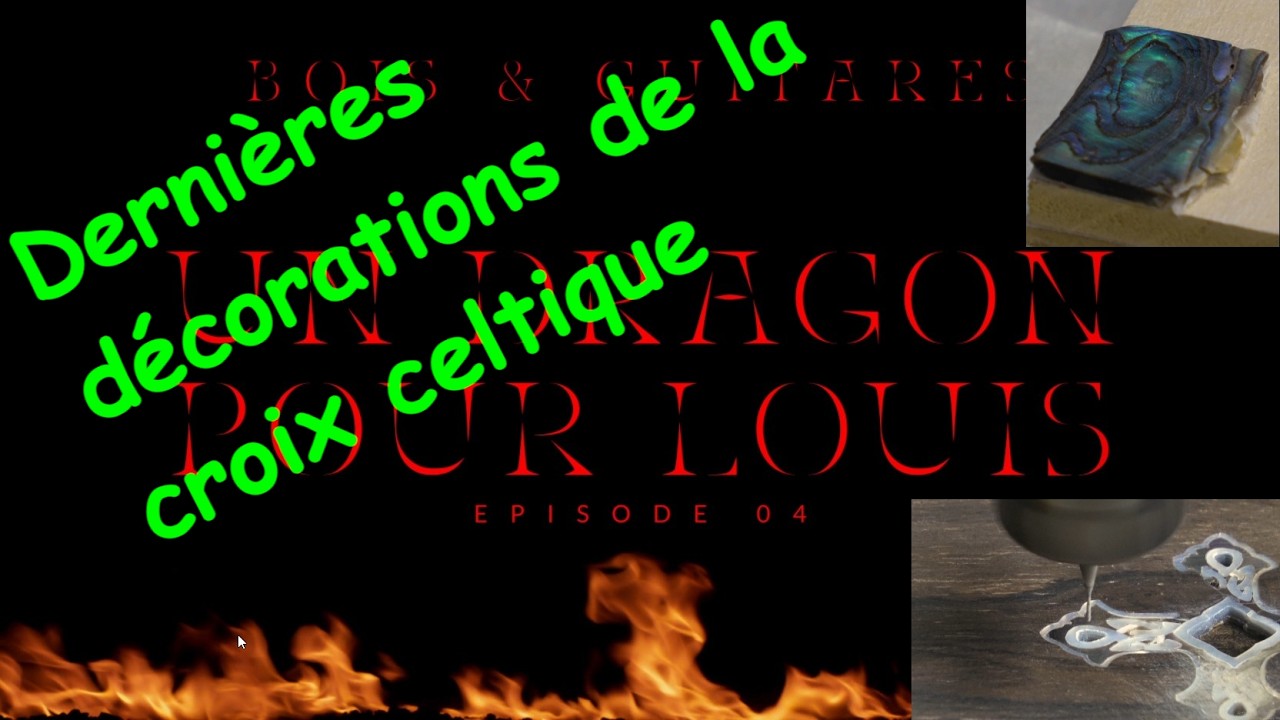 Une Touche pour Louis (4): Les dernières décorations de la croix celtique