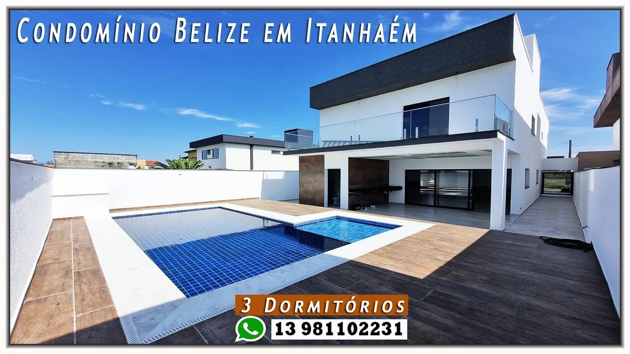 🏠 Casa na praia no condomínio Belize em Itanhaém