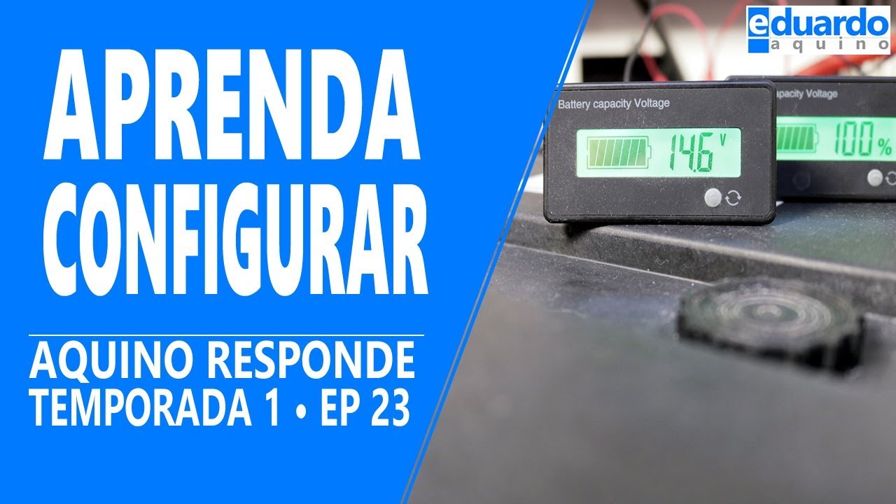 Como configurar Indicador de Capacidade de Bateria LCD