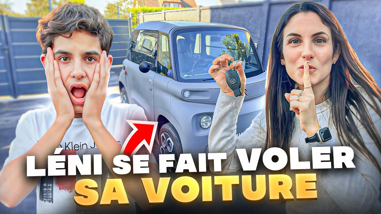 MON FILS SE FAIT VOLER SA VOITURE 😱