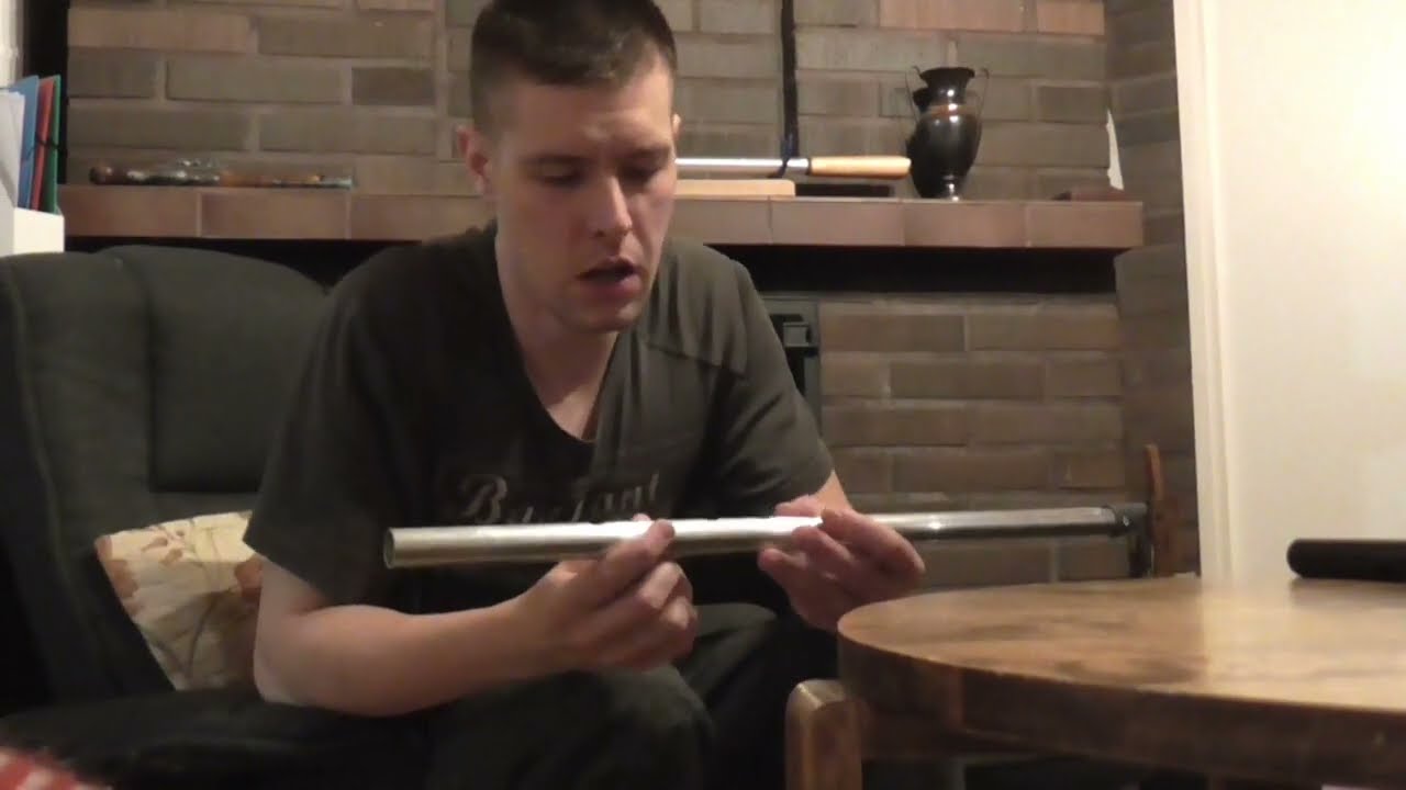 Homemade aluminium low whistle