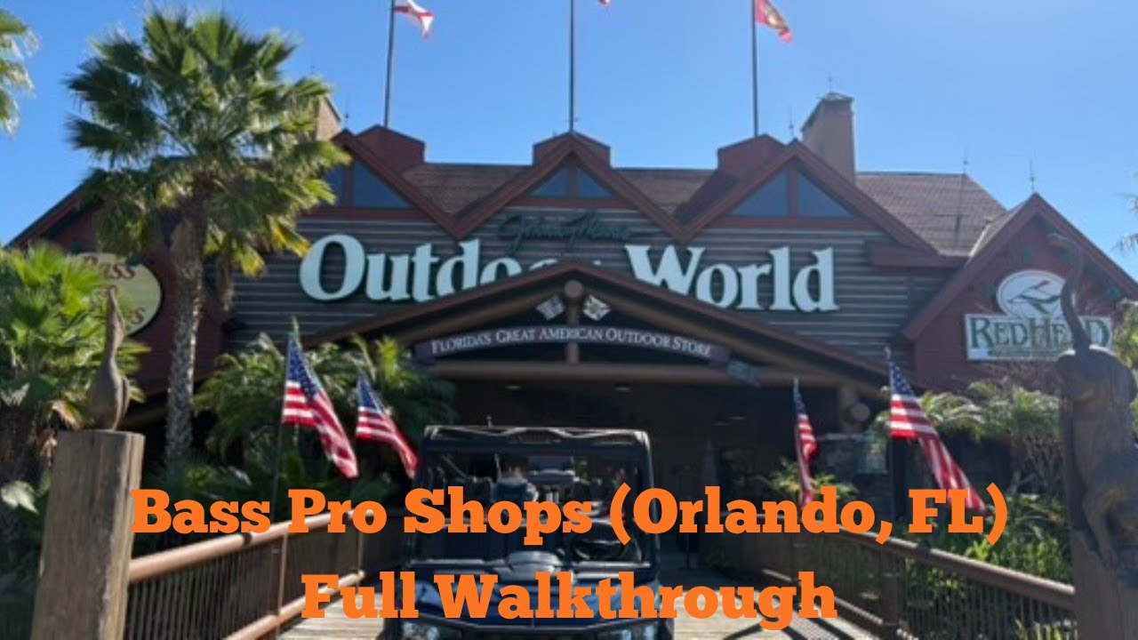 Полный обзор магазина Bass Pro Shops (Орландо, Флорида).