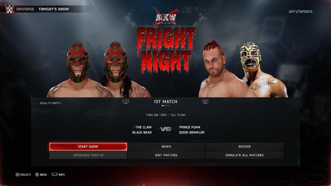 Monday Night Wrestling 1st match