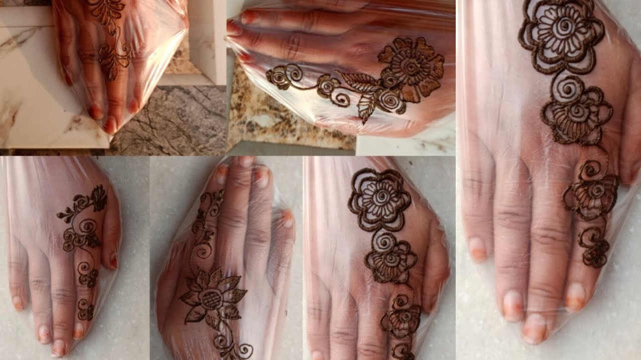 Easy mehndi design | Simple mehndi design |Hand mehndi design