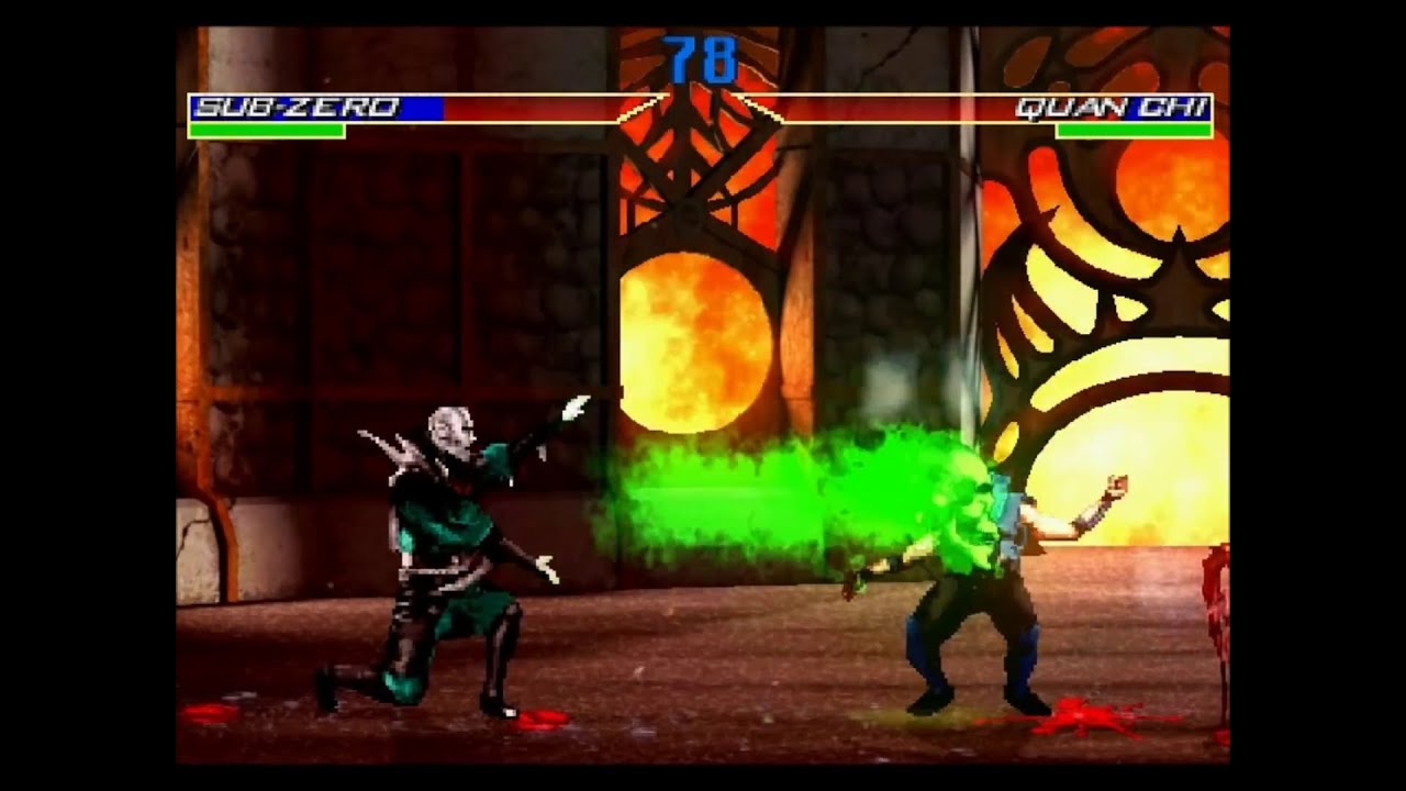 MK4 2D Sub Zero VS Quan Chi