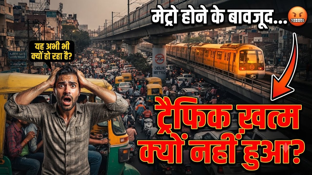 Why Is Traffic NOT Decreasing in Indian Cities Even After Metro Rail? | The Real Reason