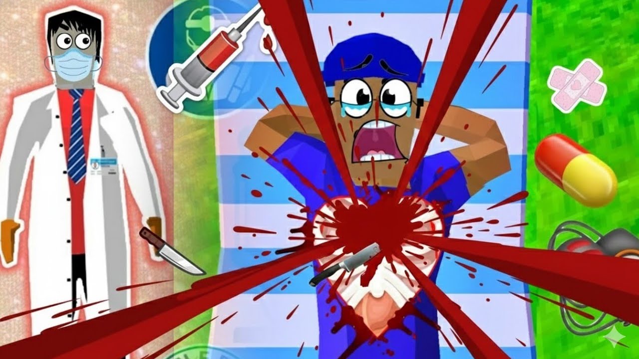 JACK BECOMES PATIENT 💊  OF CHAD IN DUDE THEFT WARS 💉🏥 | DUDE THEFT WARS .EXE