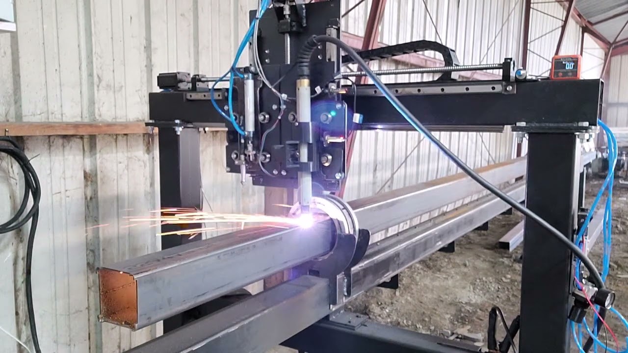 Rotary Axis Production Machine - Square Tube