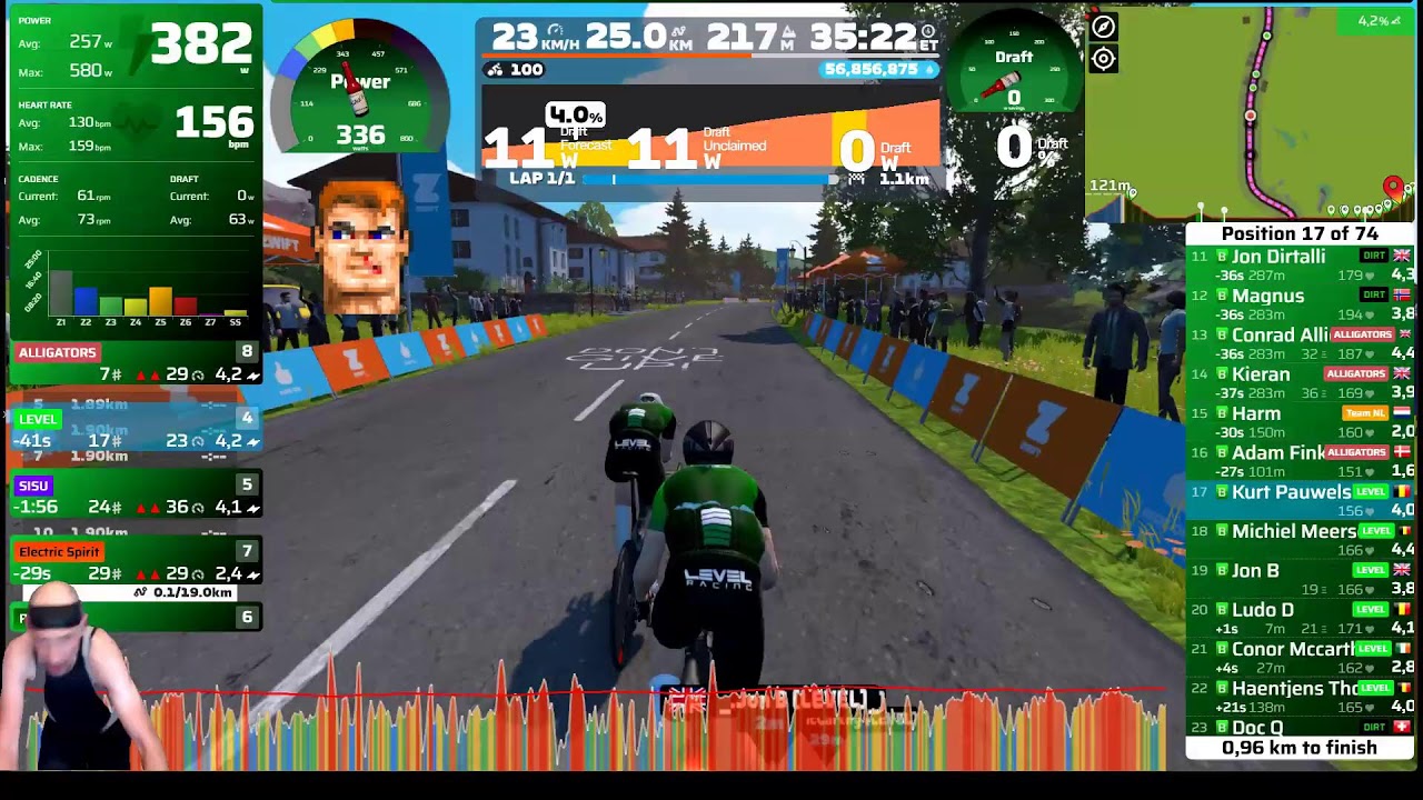 Welcome to my live session on zwift #