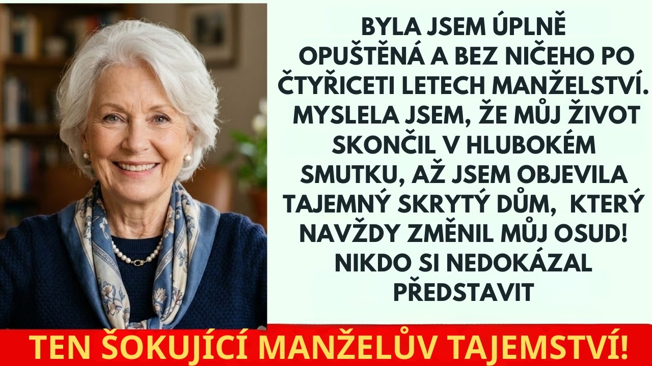 Po 40 letech manželství jsem zůstala s ničím — až jsem objevila dům, o kterém nikdo nevěděl, že exi