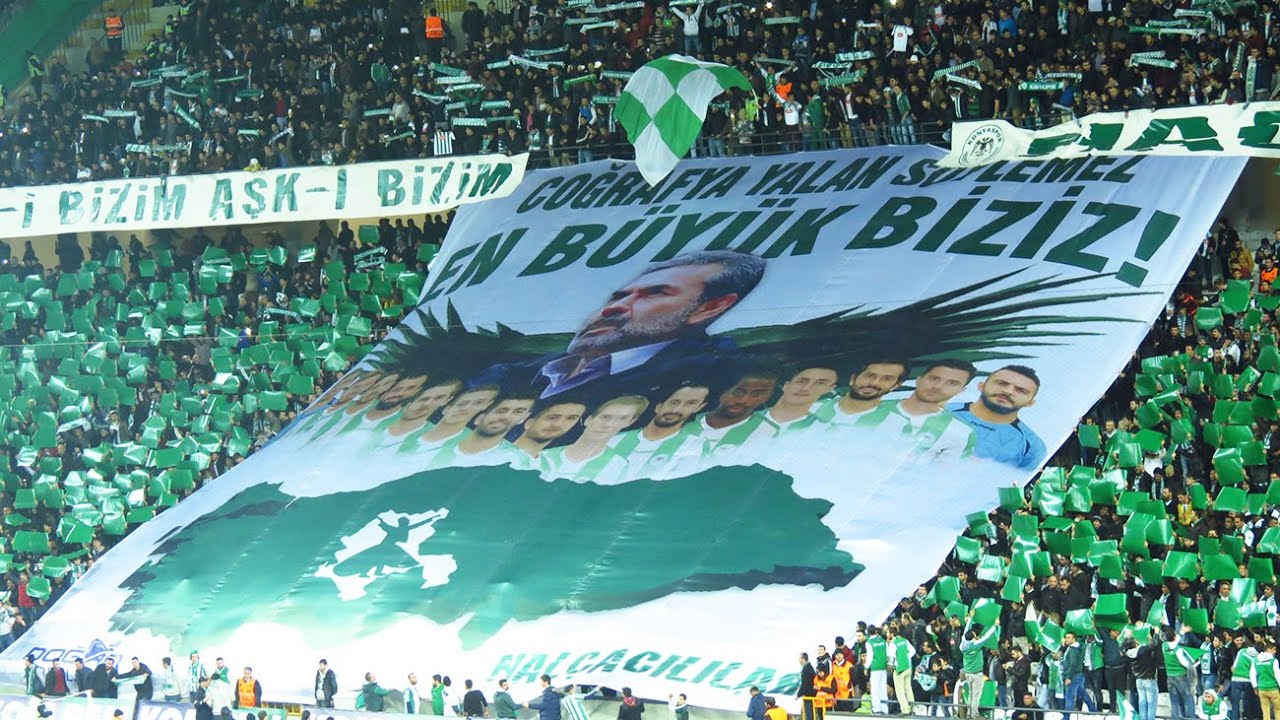 Konyaspor-Galatasaray maçı koreografi