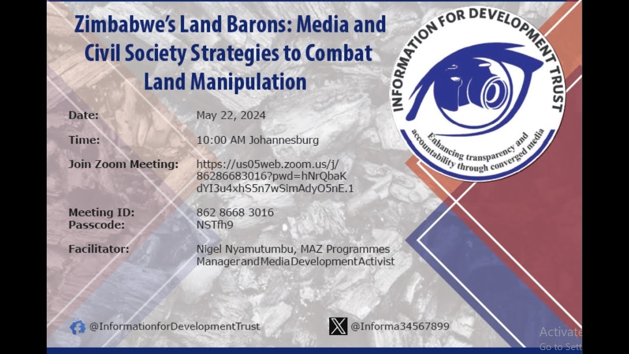 Zimbabwe’s Land Barons: Media and Civil Society Strategies to Combat Land Manipulation
