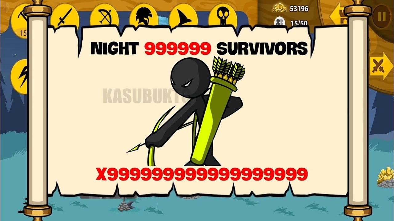 ZOMBIES ATTACK - ARCHIDON GOLDEN VS 999999999 ZOMBIES | STICK WAR LEGACY - KASUBUKTQ