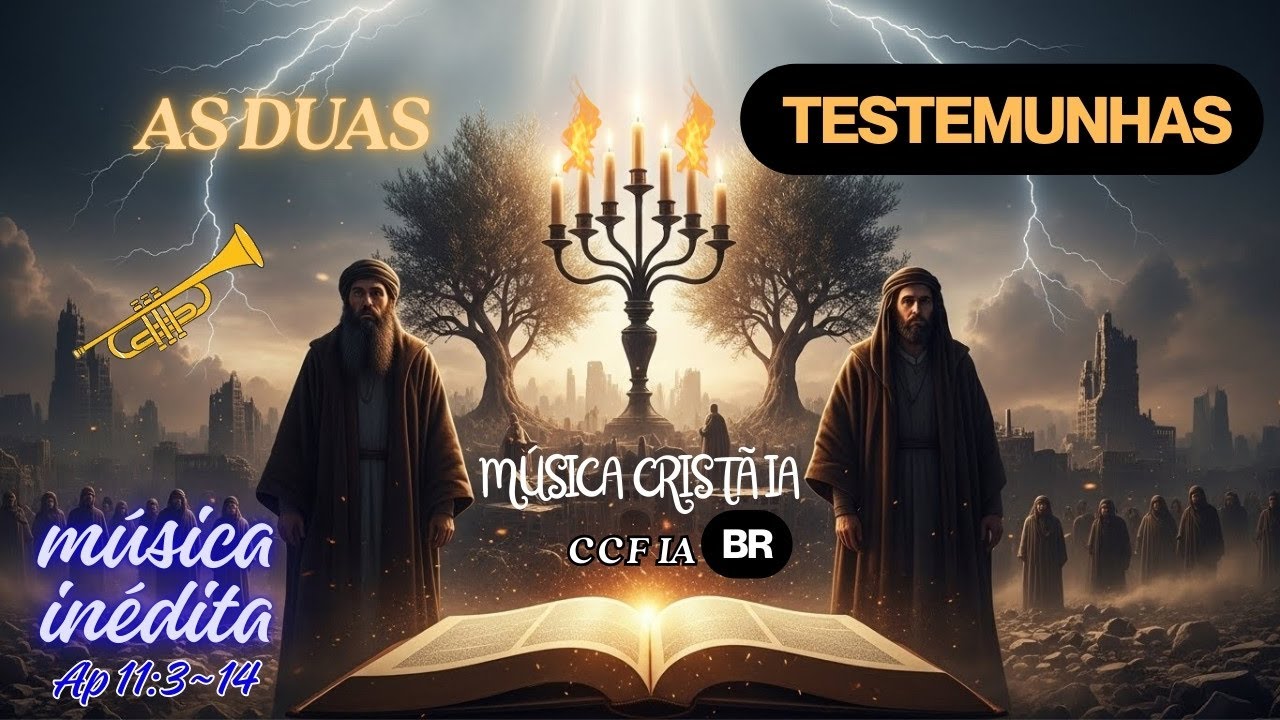 ✝️ AS DUAS TESTEMUNHAS — 🎵 🙏🔥MÚSICA INÉDITA!!! / A Profecia Se Cumprirá! (Apocalipse 11:3~14)