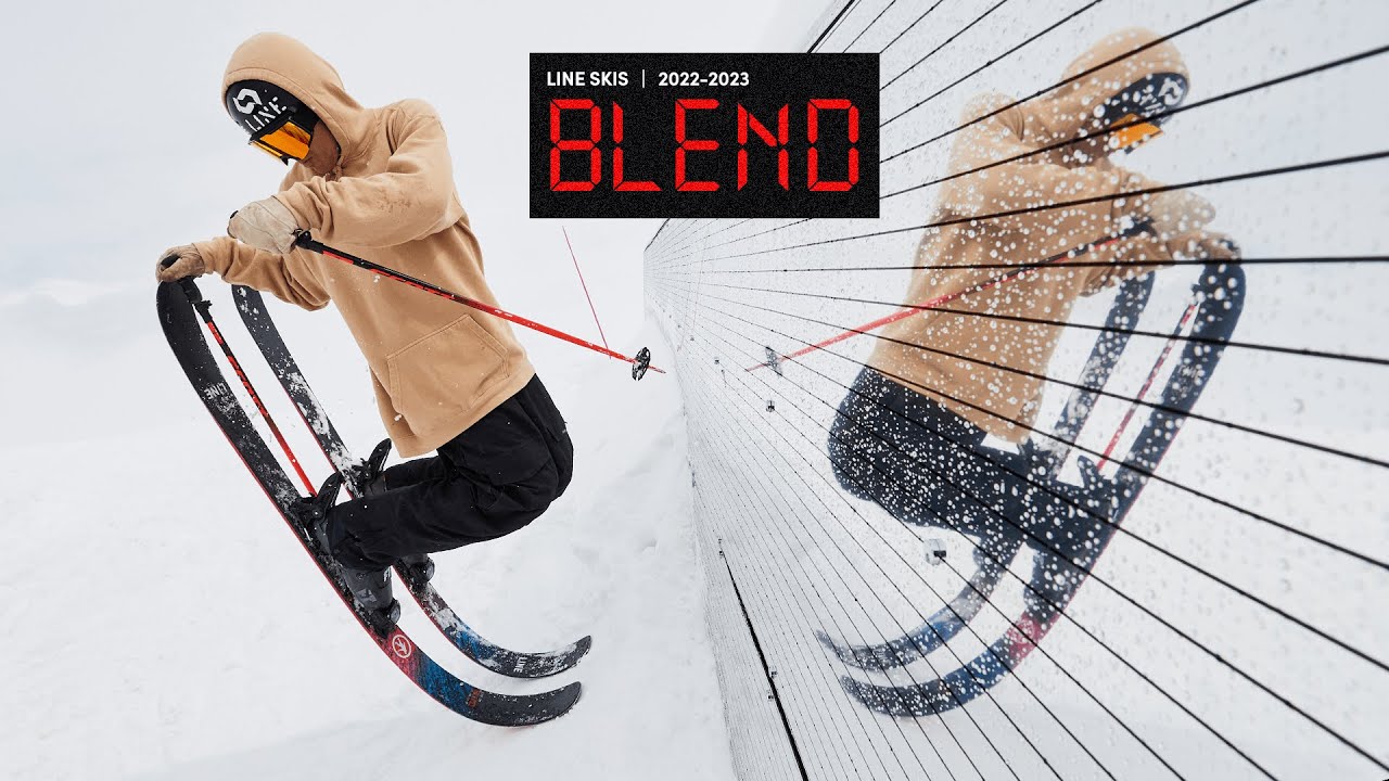 Лыжи LINE 2022/2023 Blend — смягчайте, сгибайте, направляйте и проявляйте креативность