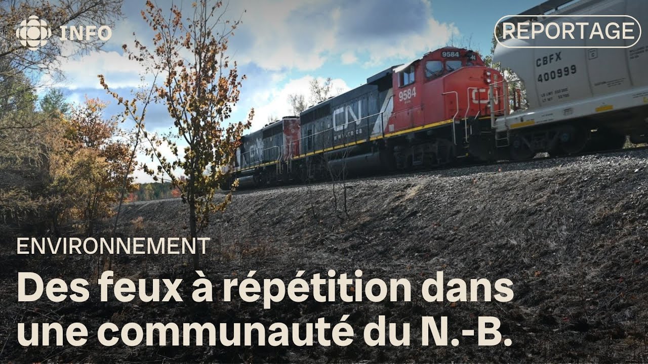 Nouveau-Brunswick : des incendies près des voies ferrées inquiètent les pompiers
