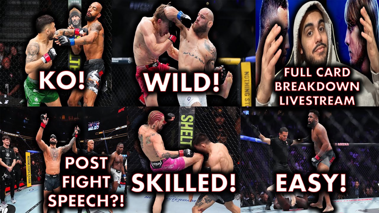 UFC 324 Full Card Reaction & Breakdown Livestream! Gaethje DESTROYS Paddy! O'malley Beats Yadong!