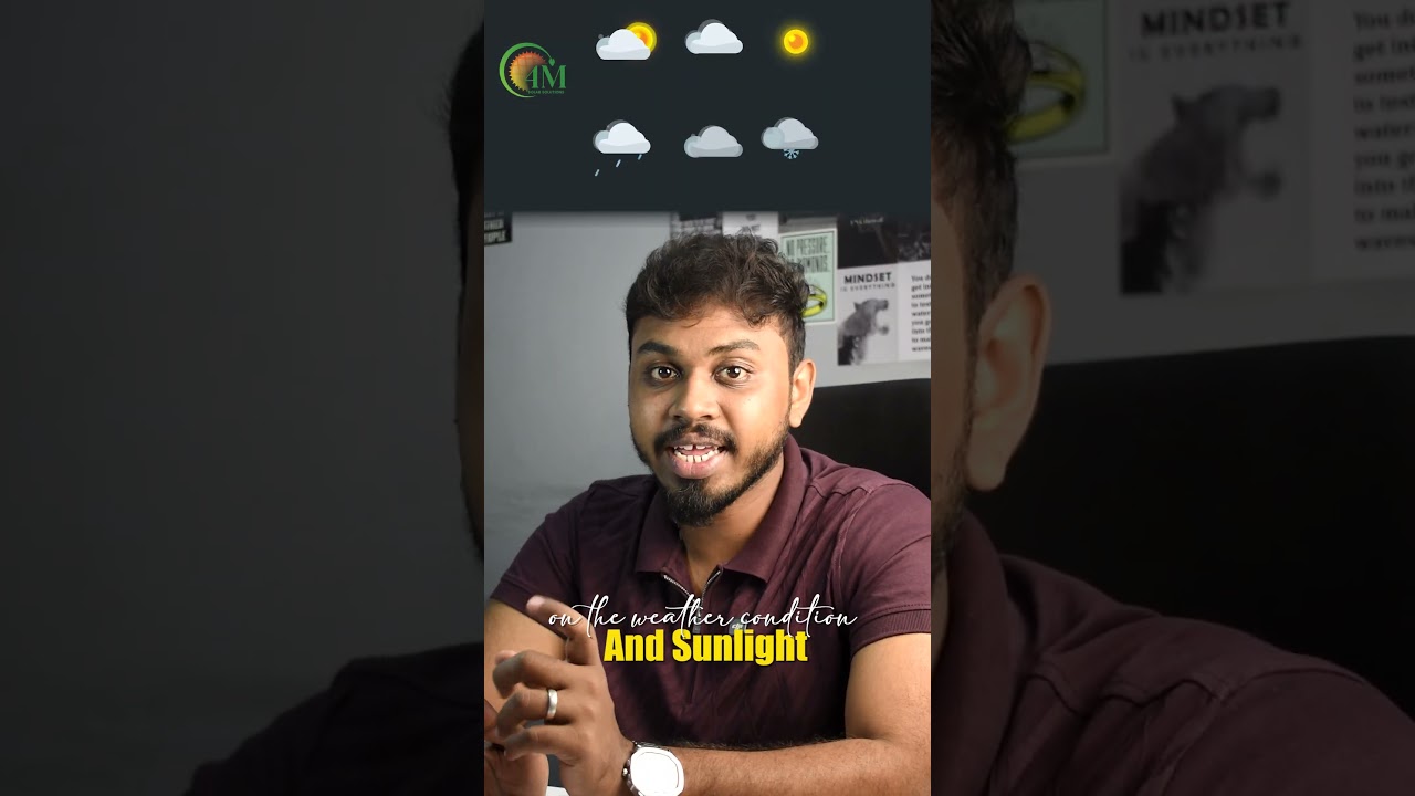 Why Rain is an Advantage for Solar Panels? 🤔🌧️ | Must-Watch Solar Fact! | 4M Solar Solutions