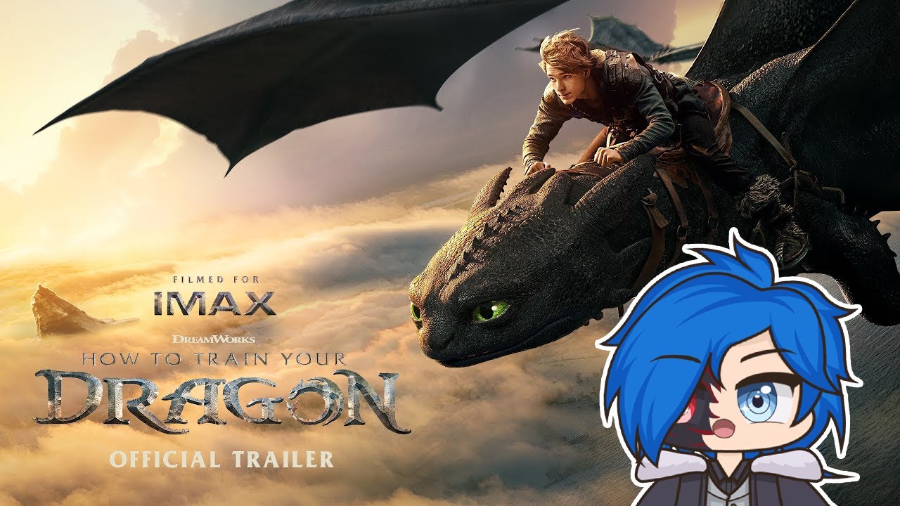 Blue Hair Creature Reacts to the How to Train Your Dragon Trailer