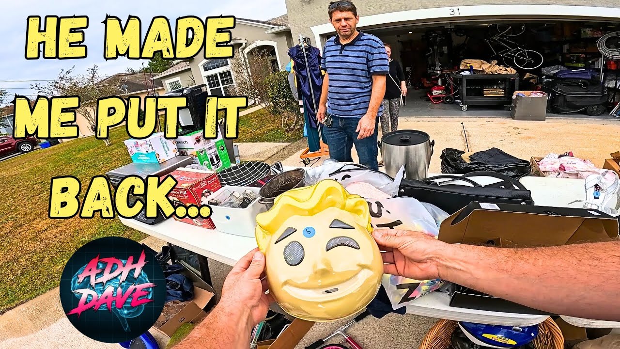 He changed the price at his garage sale....