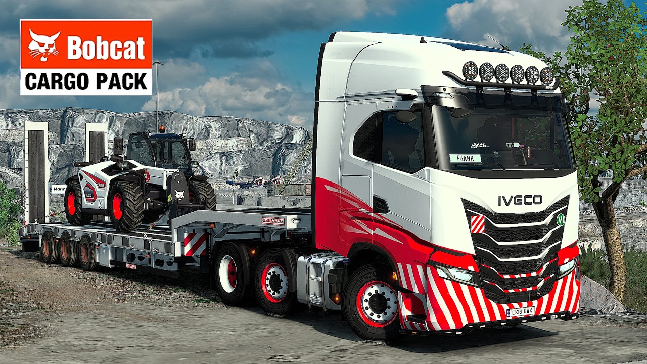 Euro Truck Simulator 2 1.58 Gameplay | Bobcat Cargo Pack DLC | Italian Countryside Drive