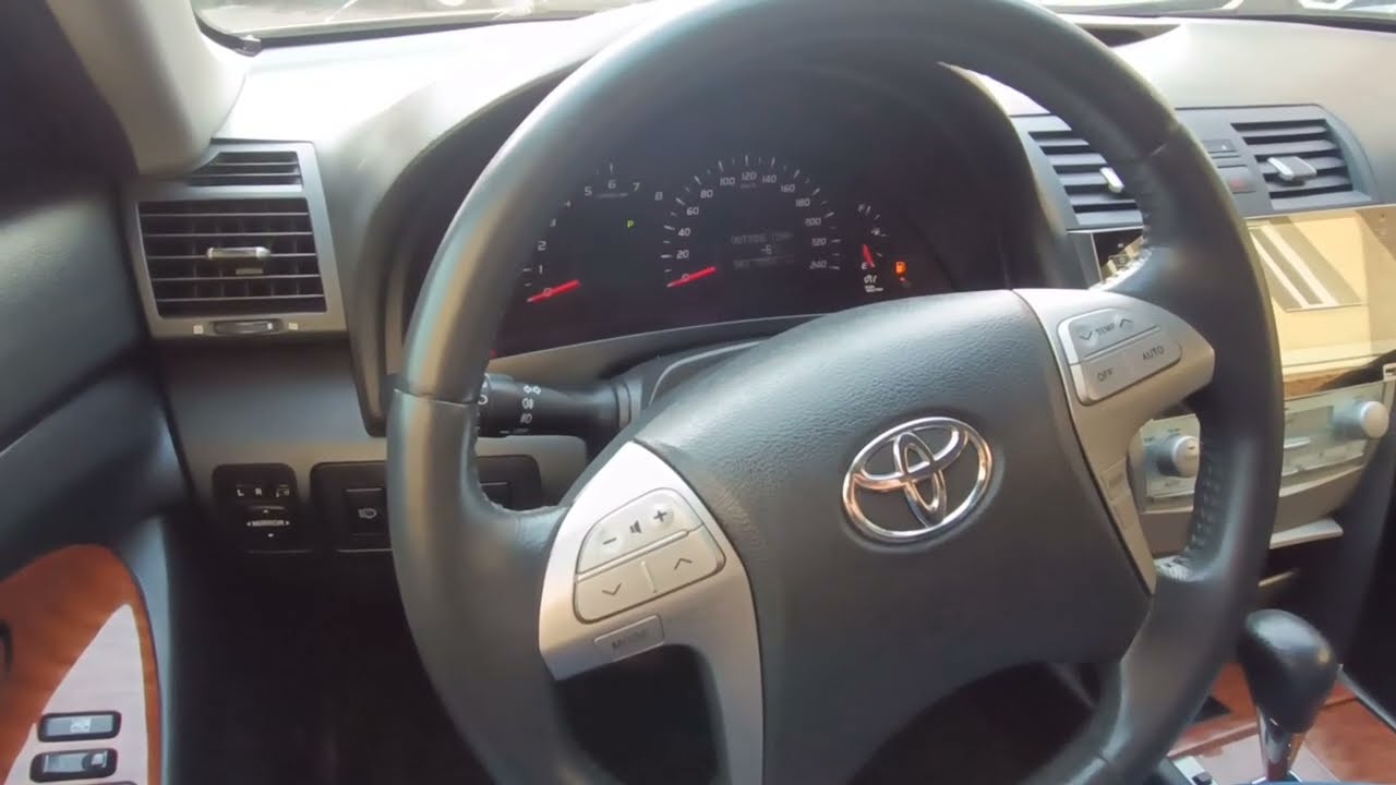 Toyota Camry 40 Dash Снятие щитка приборов