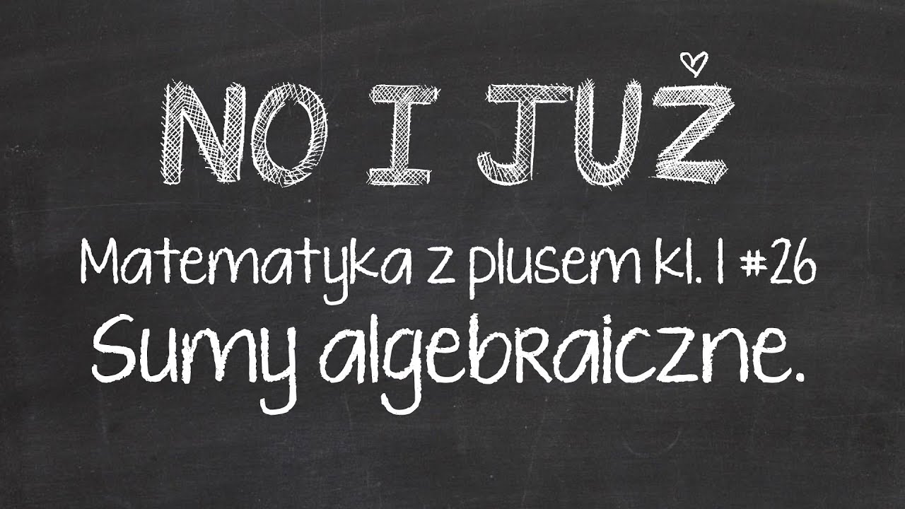 Sumy algebraiczne.
