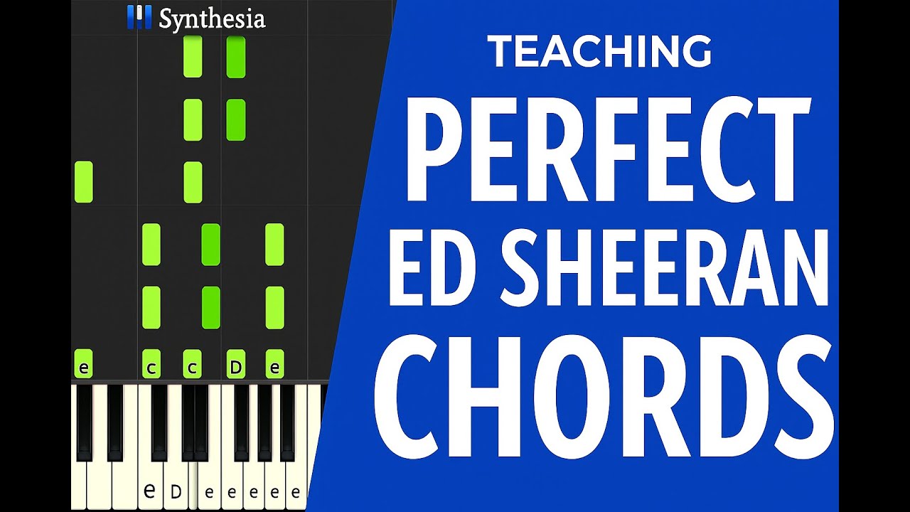 Perfect - Ed Sheeran (in G) - Simple Chords Style to Play on Piano to Hum or Sing Alongtorial