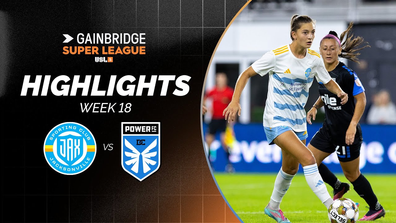 Sporting JAX vs. DC Power FC | Week 18 Match Highlights