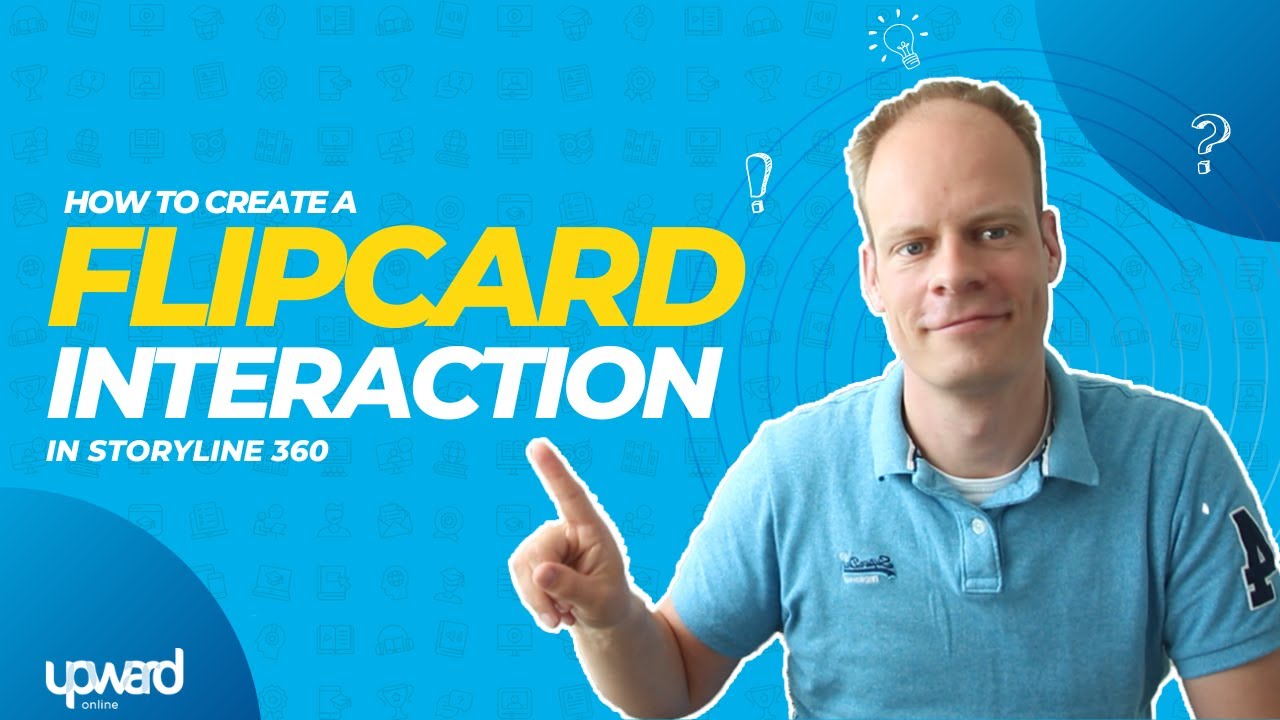 Как создать взаимодействие с помощью флипкарты в Articulate Storyline