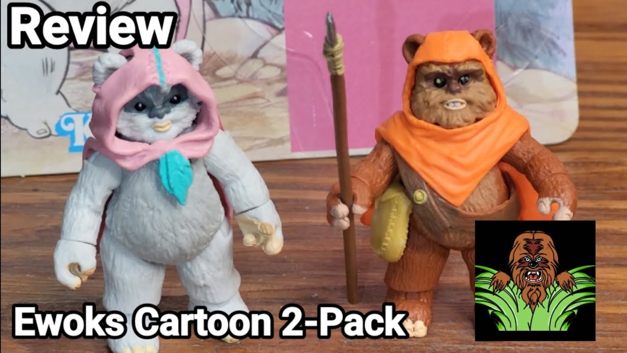Ewoks Cartoon 2-Pack SWTVC Review - Wicket W. Warrick and Princess Kneesaa