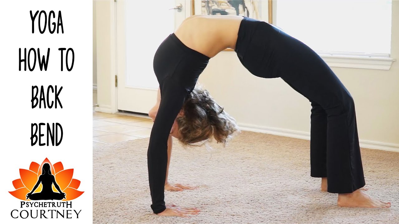 Courtney Yoga #16 How To Do Backbend Stretches beginners Workout