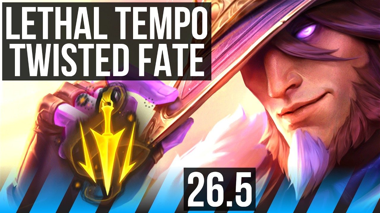 TWISTED FATE vs ZED (MID) | Lethal Tempo | EUW Master | 26.5