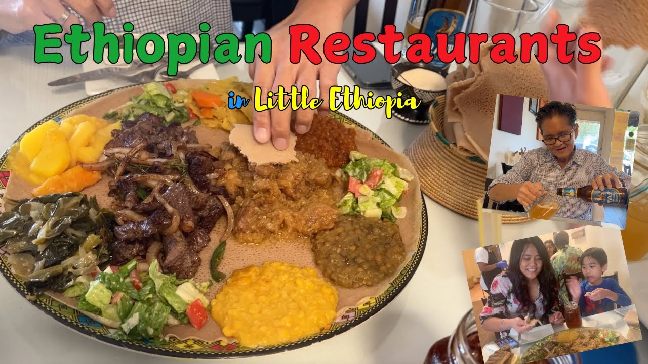 Ethiopian Restaurants in Little Ethiopia 🇪🇹 | Living in Los Angeles #losangeles