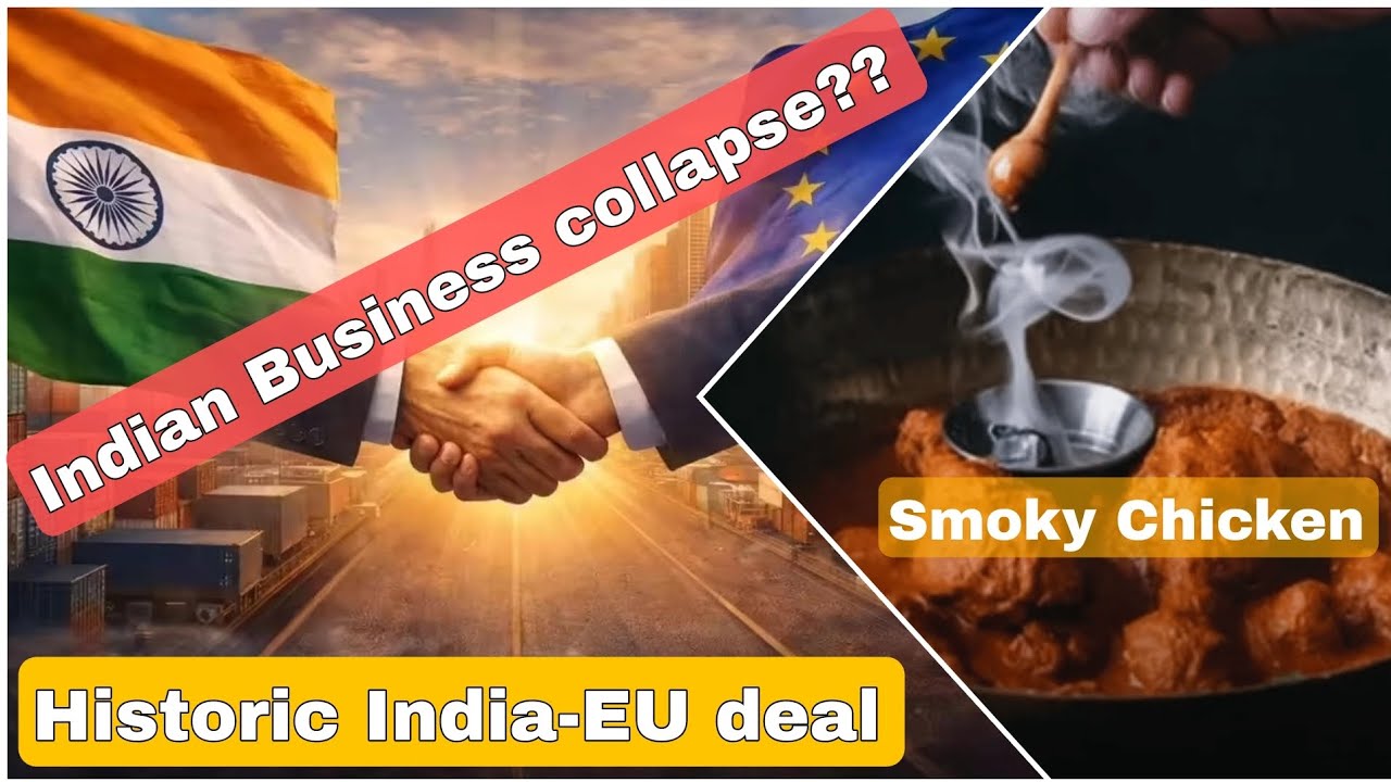 Daily Vlog || Smoky Chicken recipe || India-EU historic trade deal || 