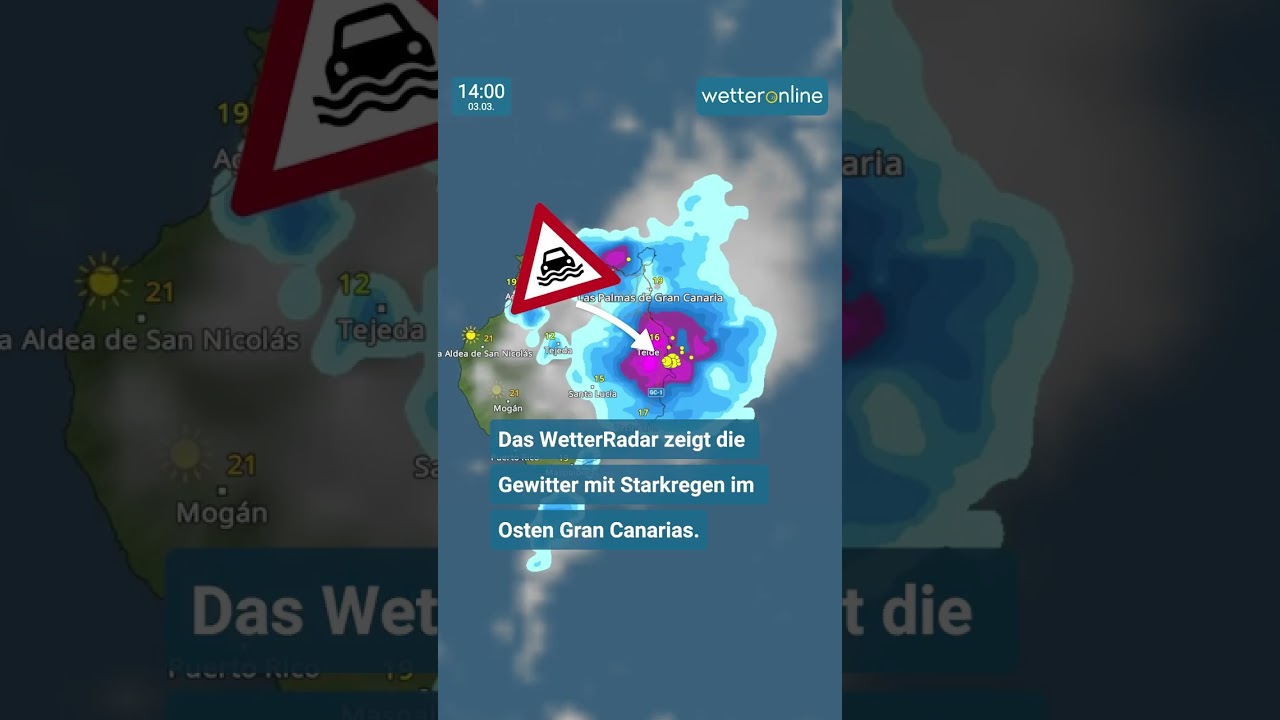 Heftige Regenf&auml;lle haben auf den Kanarischen Inseln ganze Landstriche verw&uuml;stet. #GranCanaria