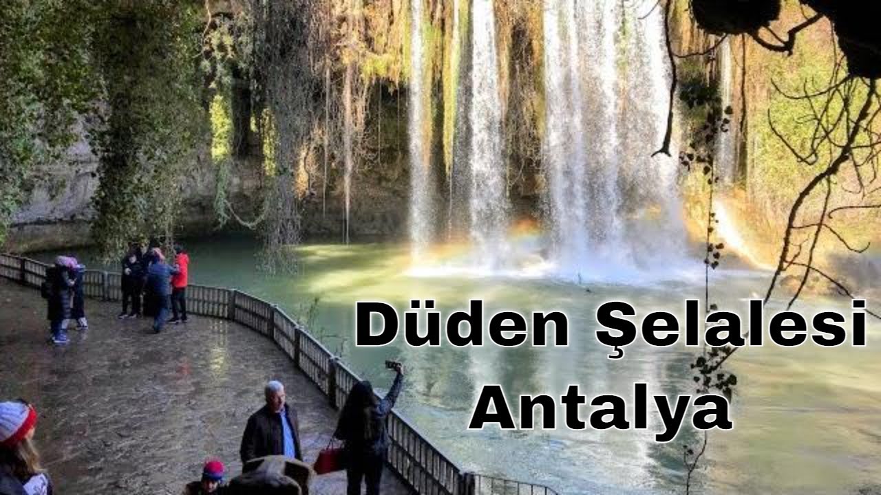 What Upper Düden Waterfalls in Antalya look like in March