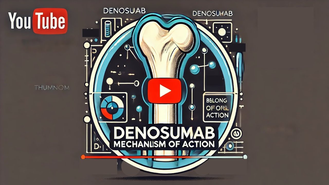 【Denosumab】 RANK-L inhibitors, Pharmacology: Prolia&reg; and Xgeva&reg;　Mechanism of Action Simply Explained