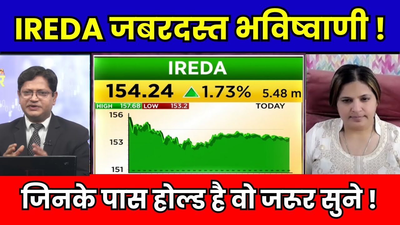 IREDA Share Latest News | IREDA Share News Today | IREDA Share Next Target For Upcoming Days