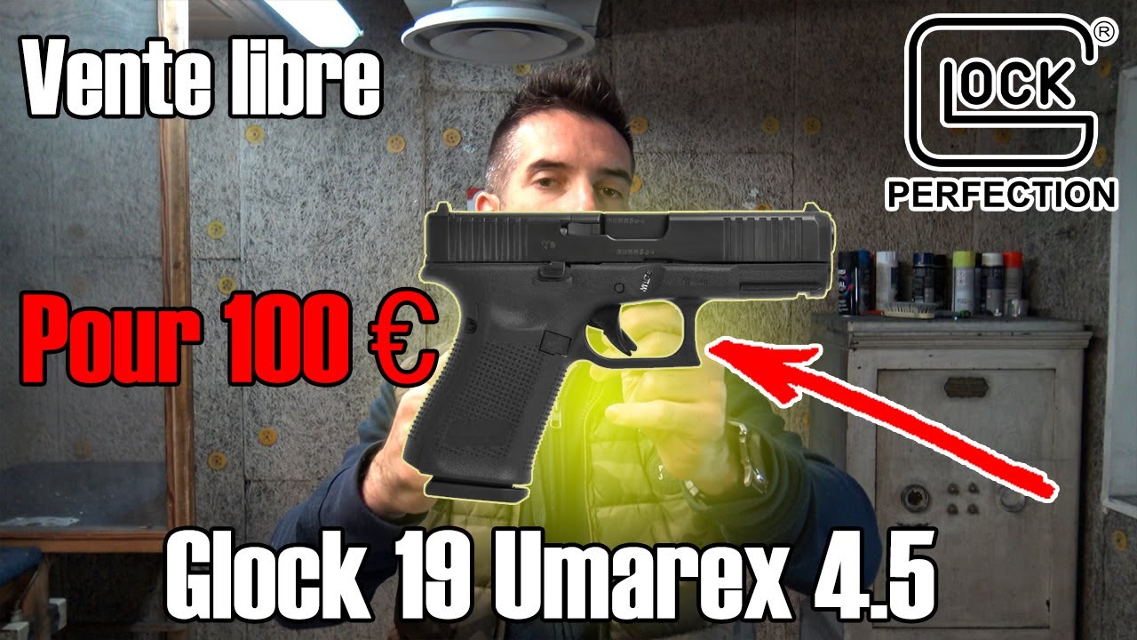 Du Fun pour moins de 100€, Le Glock 19 Umarex 4.5 CO2 billes d'acier