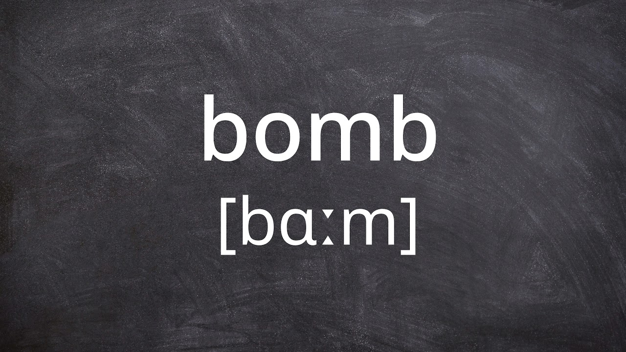 BOMB   Pronunciation in American English