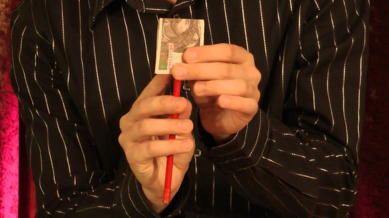 Akademia Magii - przebijanie banknotu - sztuczki magiczne z wyjaśnieniem