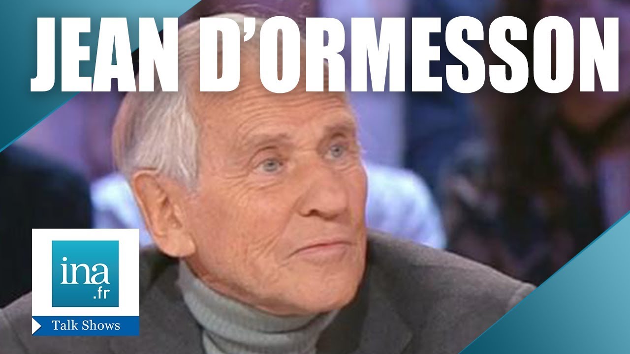 Jean d'Ormesson "Ce qui est bien c'est la vie" | Archive INA
