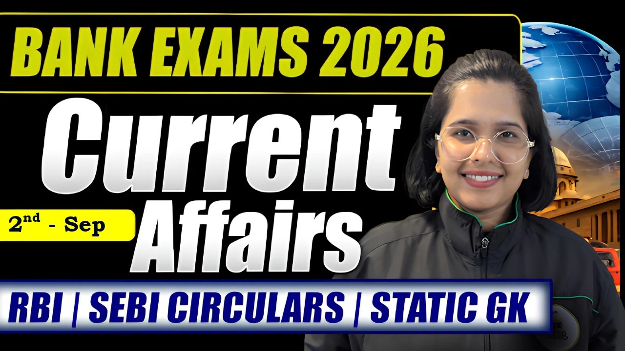 Current Affairs: 2nd September 2026 | Current Affairs Today |Banking & Finance CA | RBI |NABARD