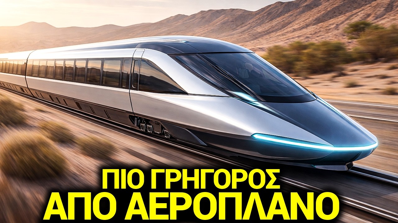 Το νέο κινεζικό τρένο είναι πιο γρήγορο από το αεροπλάνο!